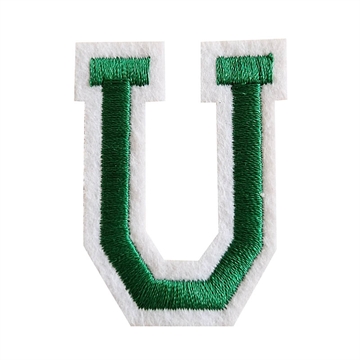 strygemærke-bogstav-U-grøn